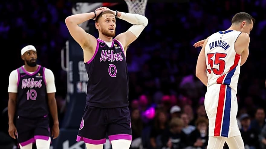 Shorthanded Timberwolves Run Out of Gas in Ugly Loss to Pistons