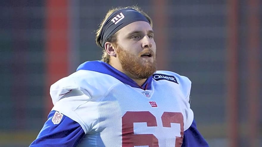 Giants' Offensive Line Makeover Could Cost Jake Kubas His Roster Spot