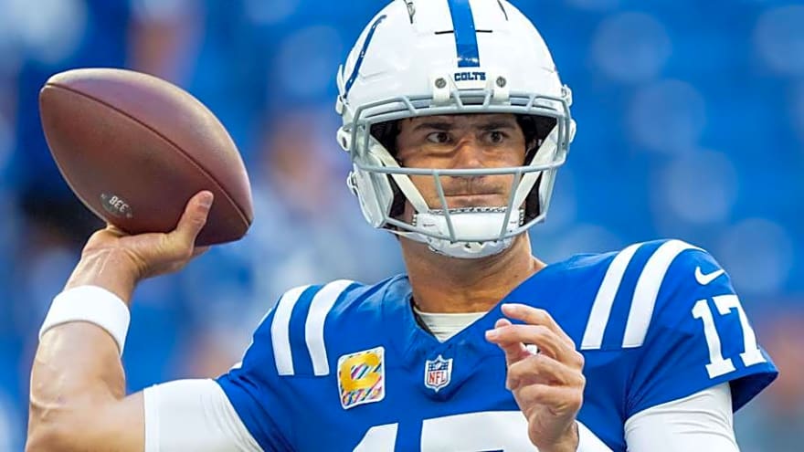 Colts&#39; Daniel Jones in Company with Peyton Manning