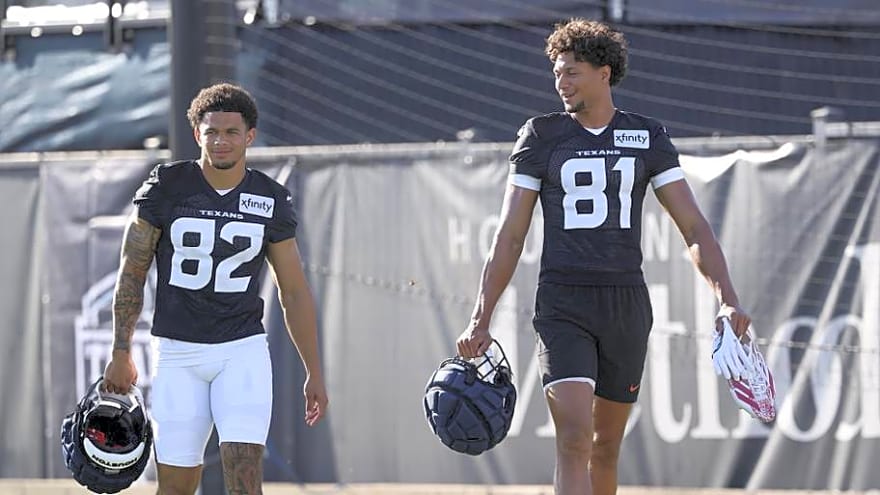 Texans Keep Hearing Great Things on WRs Jayden Higgins, Jaylin Noel