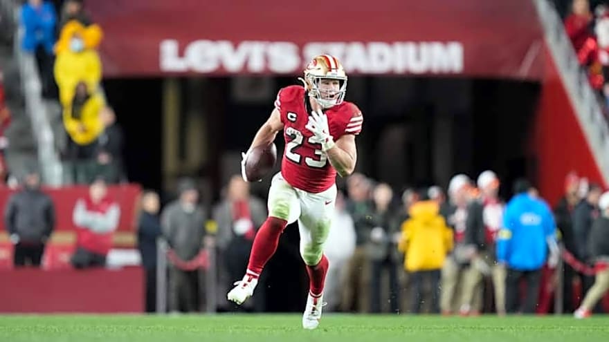 Christian McCaffrey says playing for Kyle Shanahan is 'football heaven'