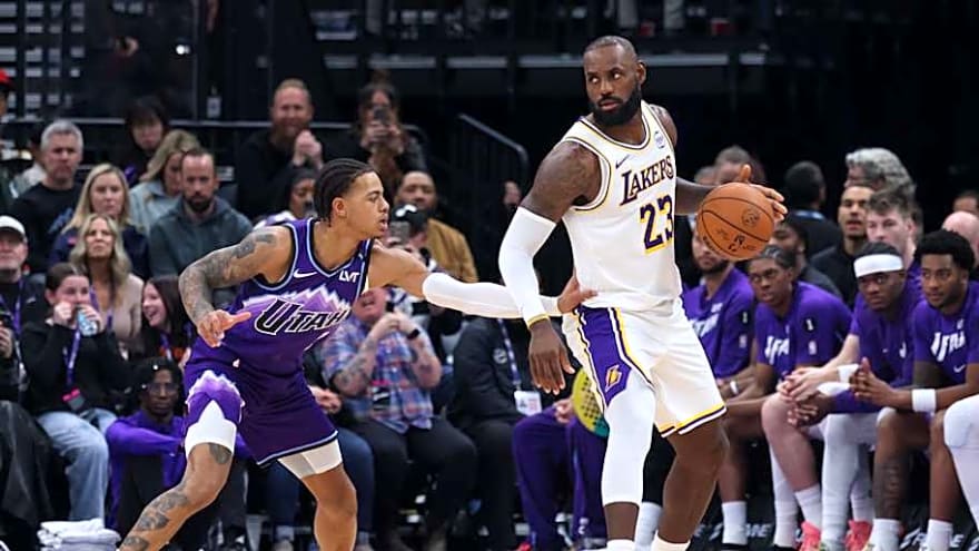 Keyonte George Reacts to Controversial No-Call in Jazz-Lakers