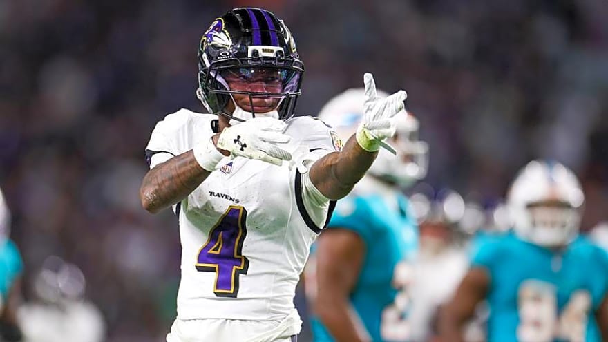 Baltimore Ravens WR Zay Flowers Makes NFL Top 100 Debut