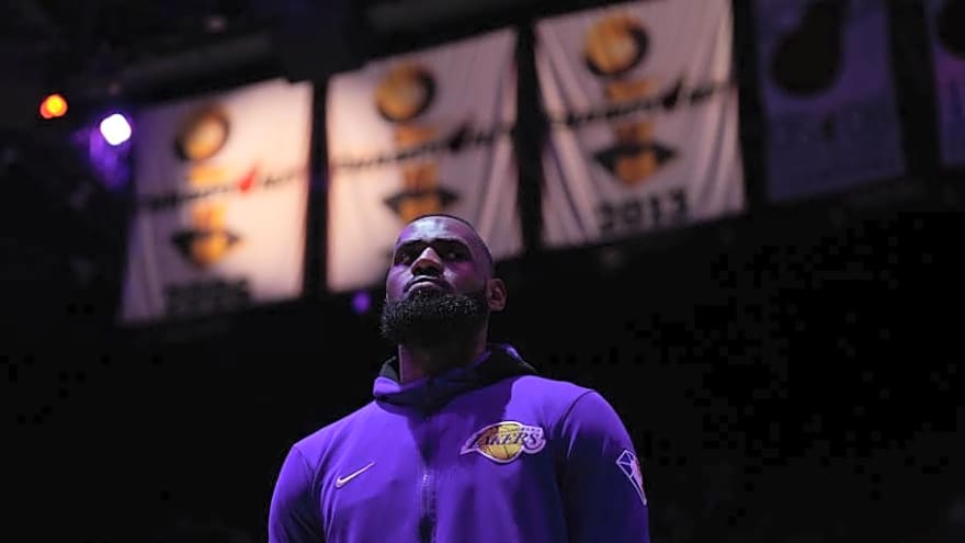 LeBron James Reflects on Pat Riley, Heat Split Following Lakers Statue Reveal