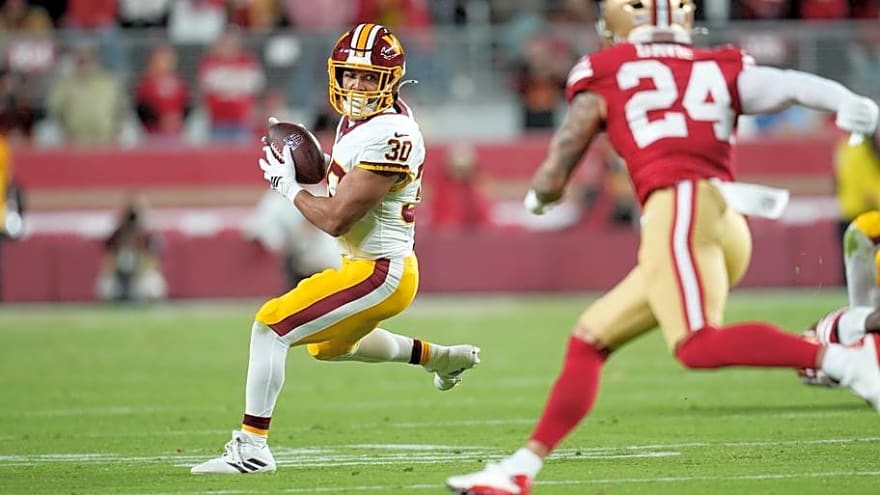 Austin Ekeler Is Ready for More as Commanders Face Eagles With Croskey-Merritt Still Out