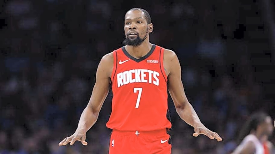 Kevin Durant, Hakeem Olajuwon Unite for Houston Rockets Collaboration