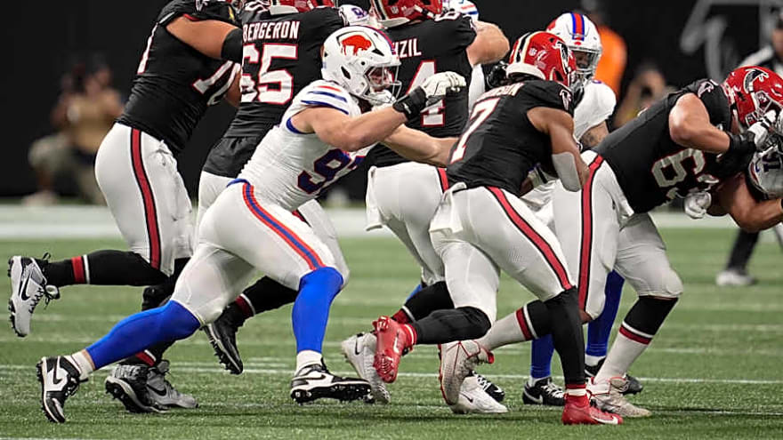 Leaky Bills&#39; run defense vs. Falcons proves reinforcements can&#39;t come soon enough