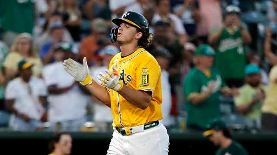 A&#39;s Rookie Nick Kurtz Moves to Top of Leaderboard