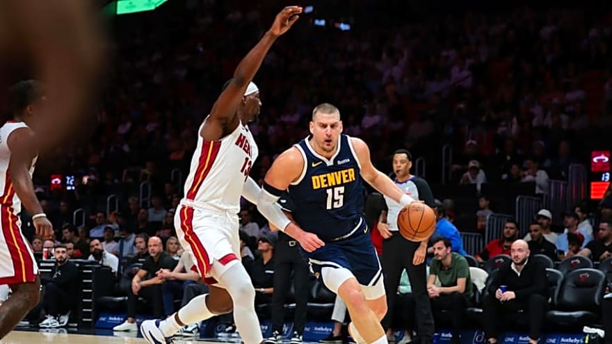 As Nikola Jokic down with injury, Heat second unit dominates Nuggets in win