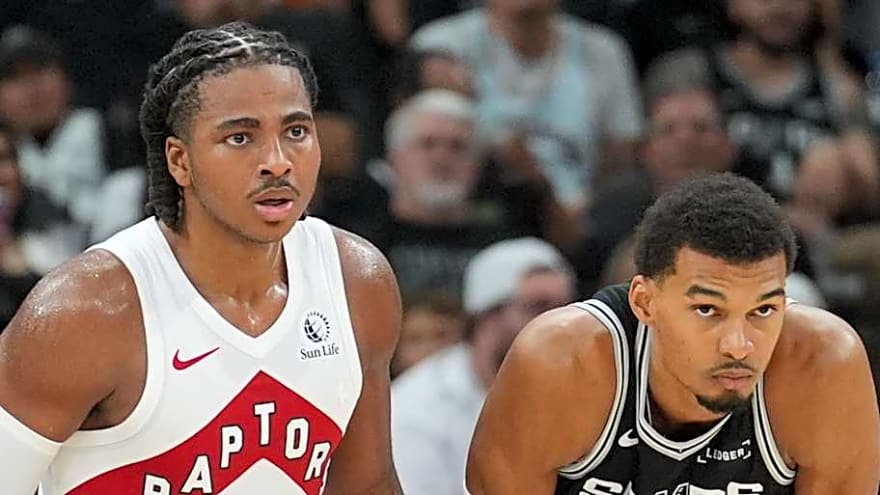 Raptors rookie shines in first game vs. Victor Wembanyama