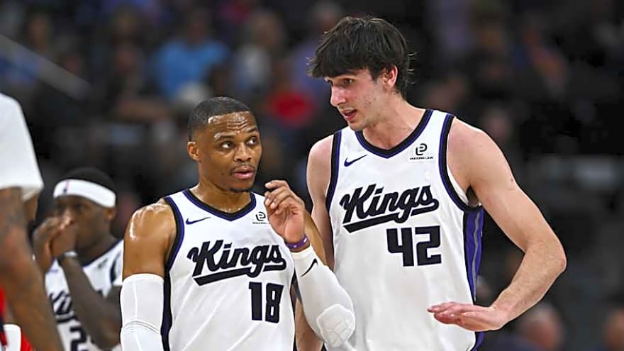 Kings Rookie Maxime Raynaud Opens Up About Russell Westbrook's Impact
