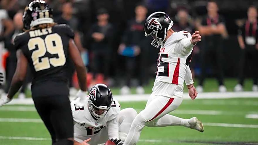 Falcons’ New Kicker Turns Heads With Award-Winning Week