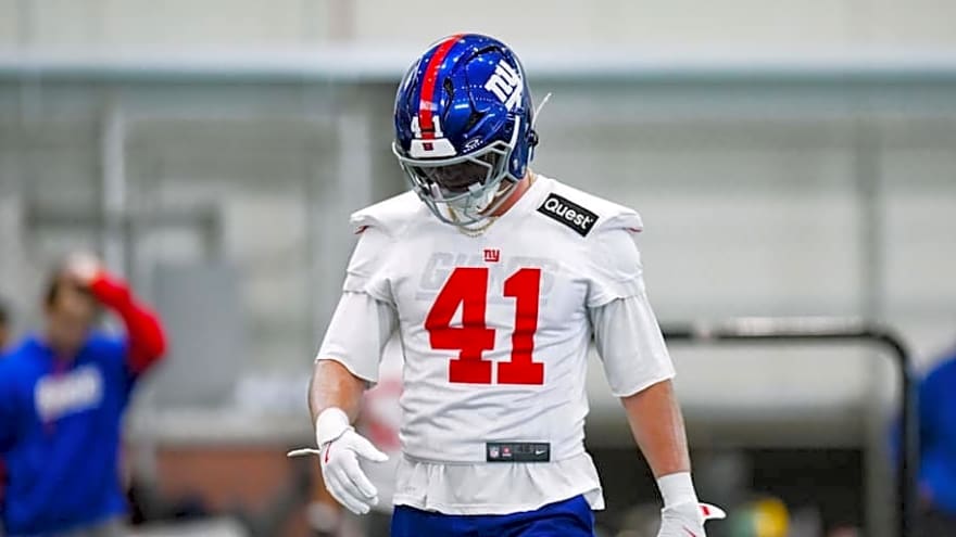 NY Giants ILB Micah McFadden Ruled Out After First Quarter Injury