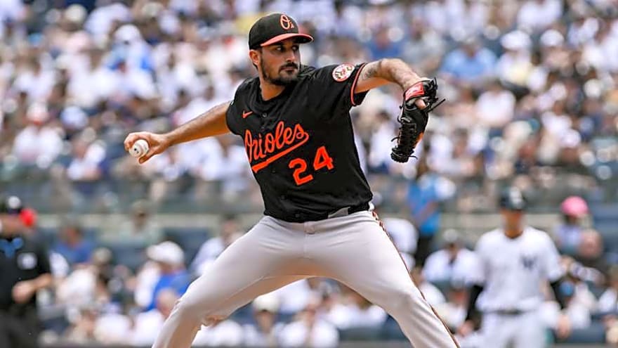 Orioles Place Star Pitcher on Injured List With Lower Back Discomfort
