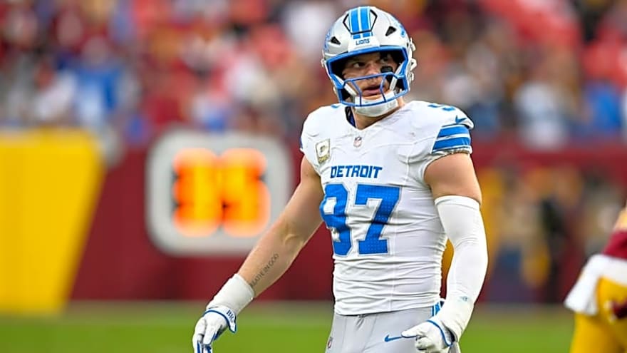 Aidan Hutchinson leaves no doubt regarding Lions mindset before Eagles game