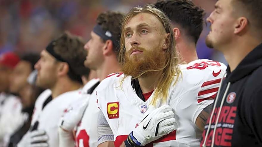 The 49ers get bad news about tight end George Kittle