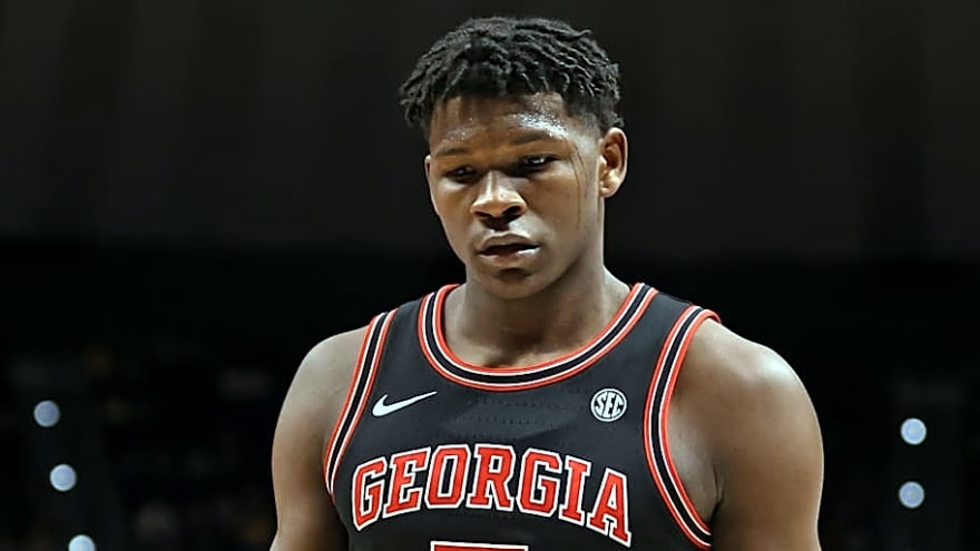 Anthony Edwards&#39; Adidas Shoes Sport Georgia Bulldogs Colors