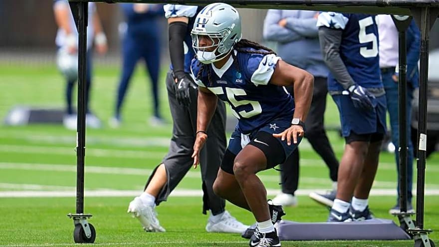Jaishawn Barham Spoke at Cowboys Practice & Was as Intense as Expected