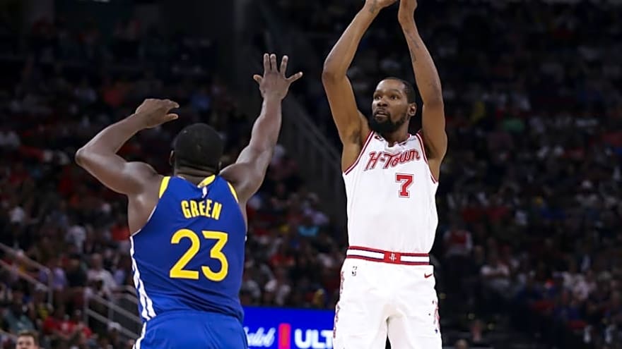 Draymond Green Talks Guarding Rockets' Kevin Durant: 'That Challenge is Always Fun to me'