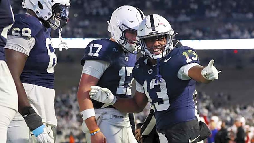 In a Tough Year Personally, Penn State&#39;s Kaytron Allen Finds Joy in a Record