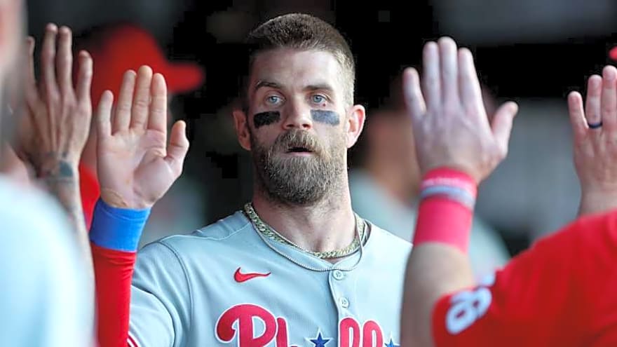 Phillies Activate Bryce Harper Off Injured List, DFA Buddy Kennedy