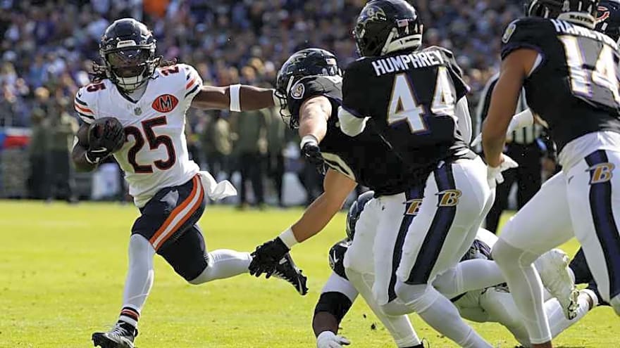 &#39;Chronic&#39; D&#39;Andre Swift injury means Bears rely on Kyle Monangai