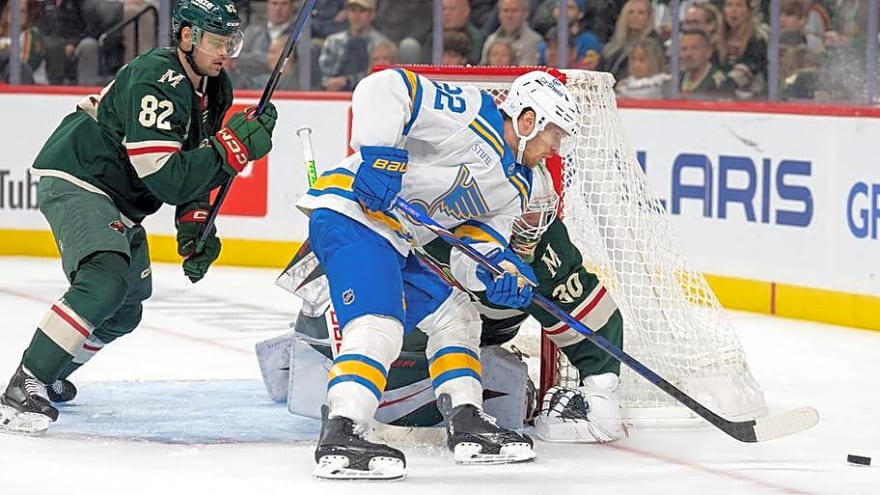 This forward is off to the hottest start to a season in his career, and the Blues can cash in