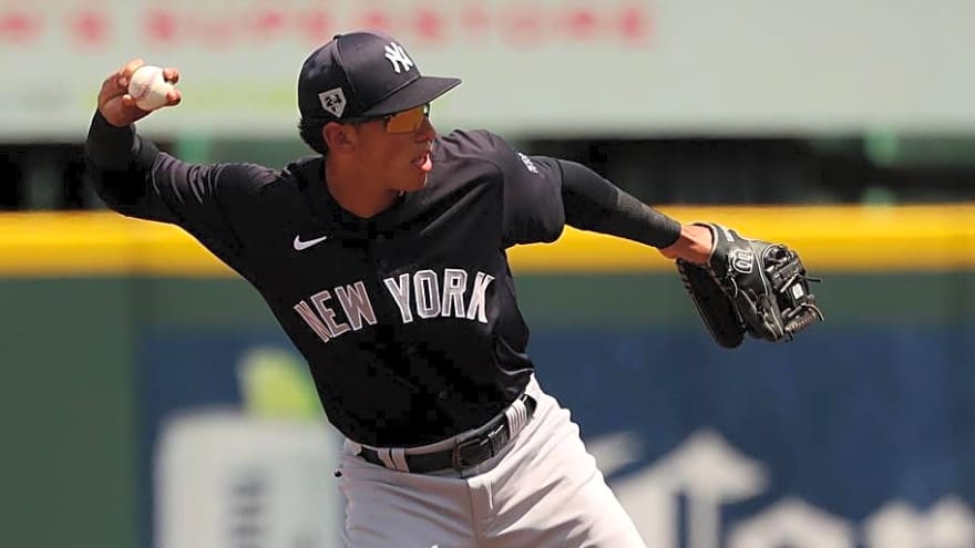 Yankees' Top Prospect George Lombard Jr. Removed From Triple-A Game With Injury