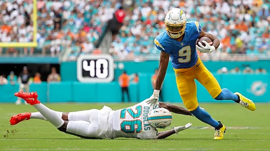 Chargers&#39; Jim Harbaugh just made his stance on Tre&#39; Harris crystal clear