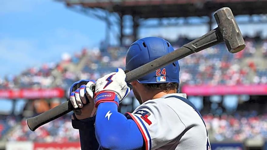 Rangers’ Brandon Nimmo Explains Origins of On-Deck Sledgehammer