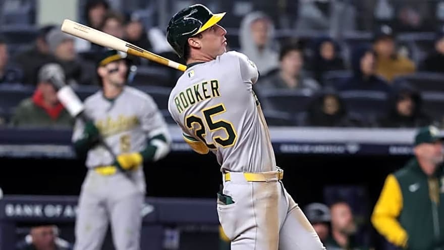 A's Lose Brent Rooker to IL in Tough Early Setback