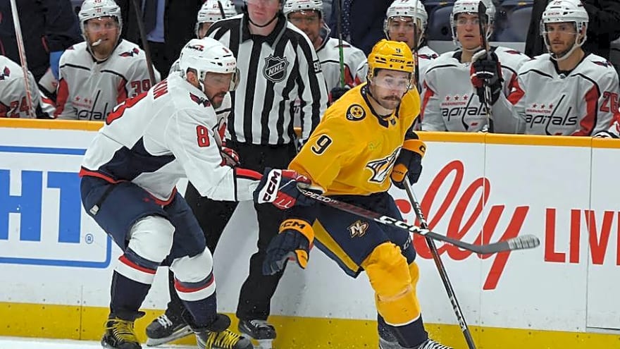 'Hockey's Going to Feel Weird When He's Gone': Predators Prepare For Alexander Ovechkin's Last Trip To Nashville