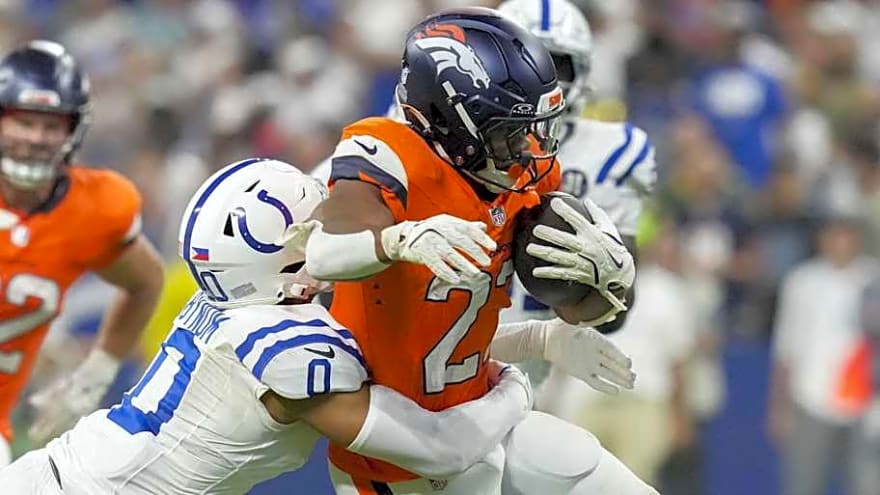 Broncos HC Explains Why Dobbins Got Way More Carries Than Harvey vs. Colts