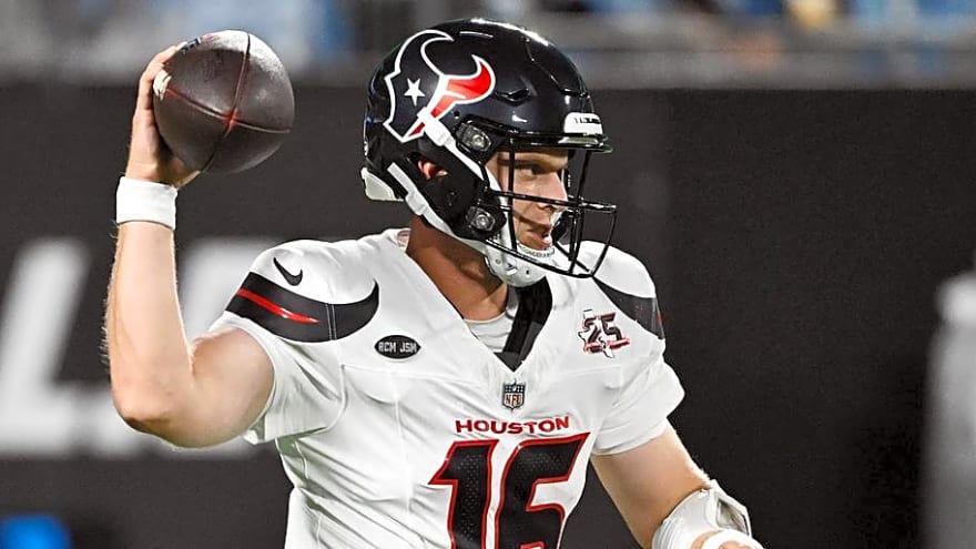 Texans Make Decision on QB Brett Rypien as Roster Cuts Begin