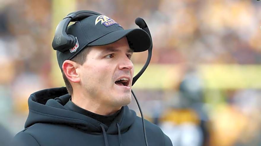 Seahawks HC Mike Macdonald comments on Ravens' surprise firing of John Harbaugh