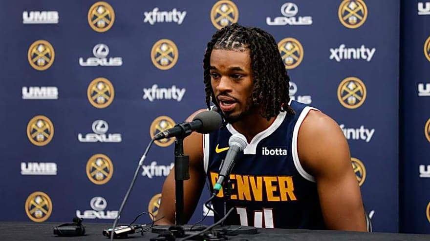 Nuggets Rookie Reacts After Scoring First NBA Points