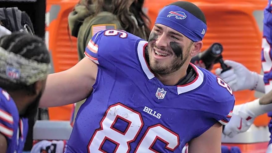 Bills officially rule out star TE, two more players for Week 12 vs. Texans