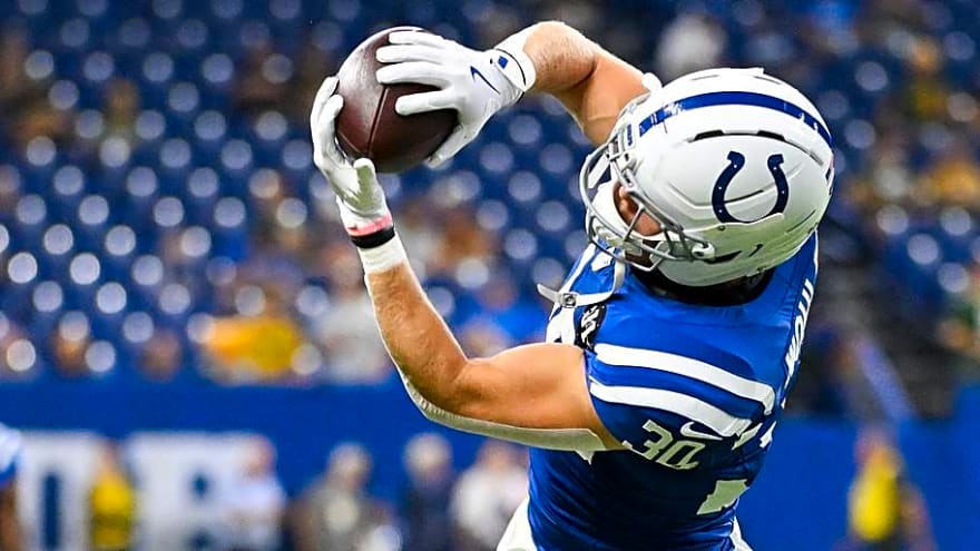 Colts Could Turn to Hunter Wohler With A.J. Haulcy Still Sidelined