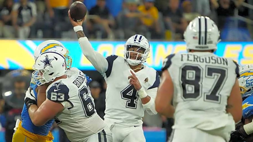 Dallas Cowboys-Chargers opening Week 16 odds show rare optimism
