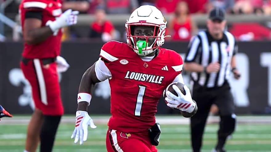 Louisville&#39;s Isaac Brown Named ACC Running Back of the Week