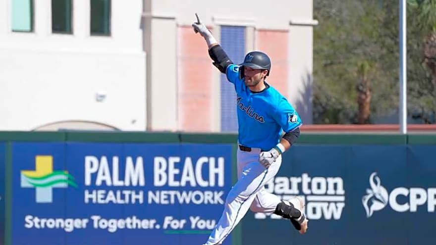 Marlins’ Joe Mack Finally Launches First Home Run of the Season