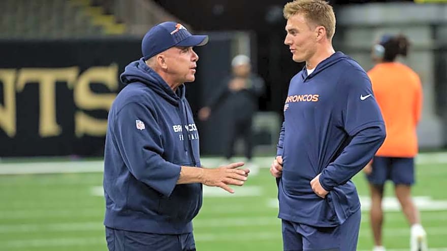 Broncos HC Sean Payton Comments on Bo Nix Sideline Exchange