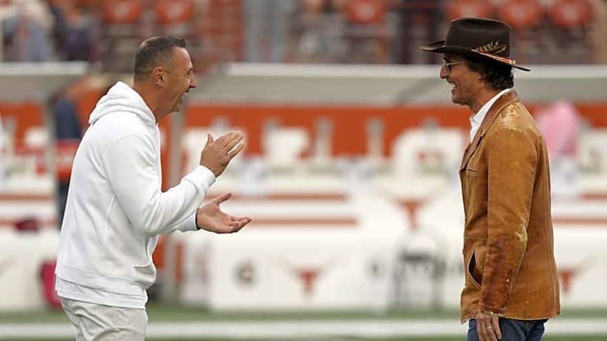Steve Sarkisian Continues Epic Media Tour in Defense of Texas Longhorns&#39; Case For CFP