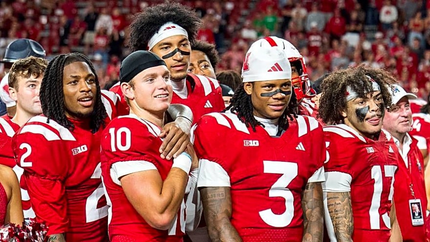How Every Nebraska Player on Offense vs. North Dakota Graded Out on PFF