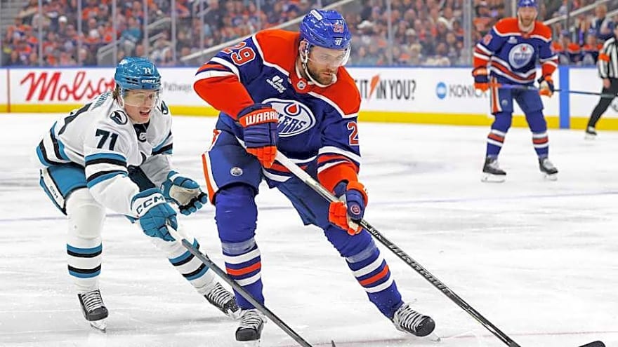 Oilers Look to Extend Dominance Over Struggling Sharks