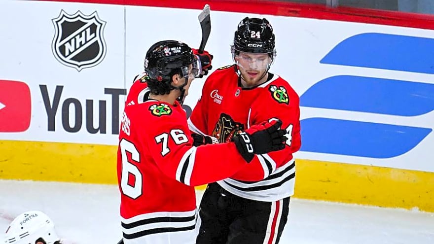 Byram nets hat trick in Blackhawks 4-3 OT win over the Wild in 1st preseason game at the United Center