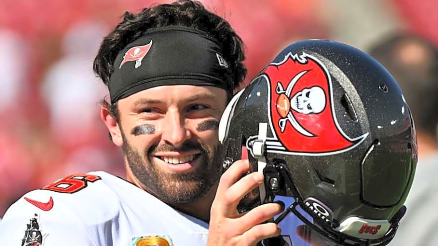 Buccaneers nominate Baker Mayfield for NFL&#39;s &#39;most prestigious award&#39;