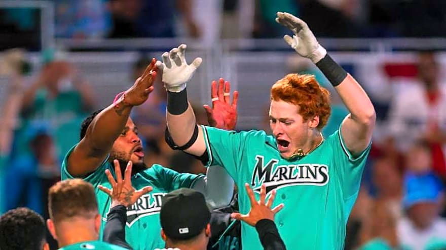 Marlins Rising Star Cements Roster Spot with Memorable Opening Weekend