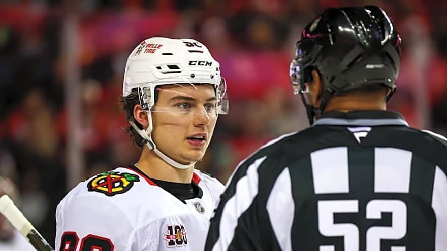 Blackhawks&#39; Connor Bedard Shockingly Praises Mason McTavish After Scuffle