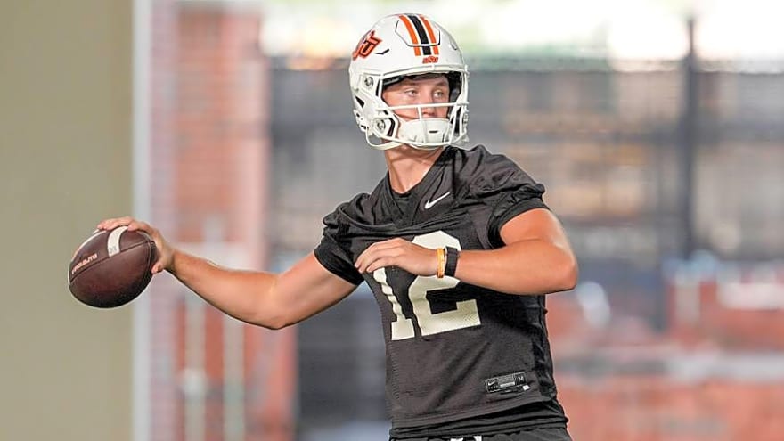 Oklahoma State Shows How Fast Air Raid Offense Can Run in One Drill